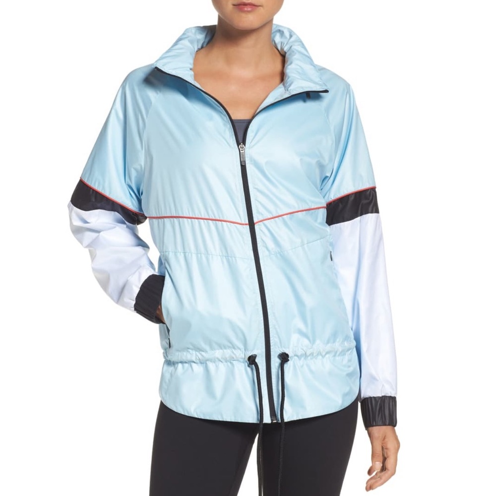 Zella Blue & Black Shadowboxer Jacket Size XL